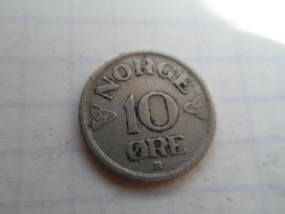 Лот: 9897366. Фото: 1. Норвегия 10 эре 1952. Европа