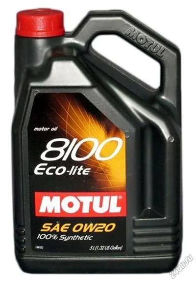 Лот: 9979728. Фото: 1. MOTUL 8100 ECO-LITE 0W20 100... Масла, жидкости