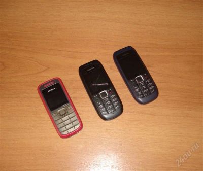 Лот: 1135707. Фото: 1. 3 неисправных звонилки Nokia 1616-2... Кнопочные мобильные телефоны