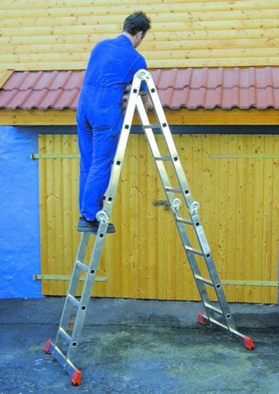 Лот: 10469577. Фото: 1. Лестница трансформер Krause Multimatic... Стремянки, подмости, строительные леса