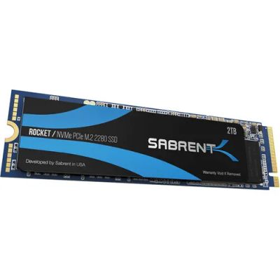 Лот: 21438431. Фото: 1. SSD диск Sabrent 2TB ROCKET NVMe... Жёсткие диски (HDD)