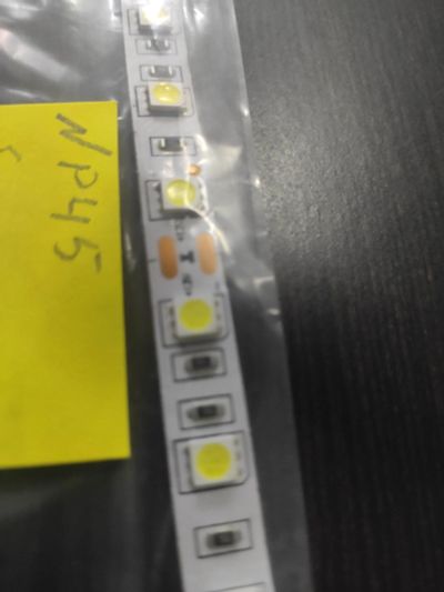 Лот: 18596579. Фото: 1. Отрезок светодиодной ленты 5050... Светодиоды