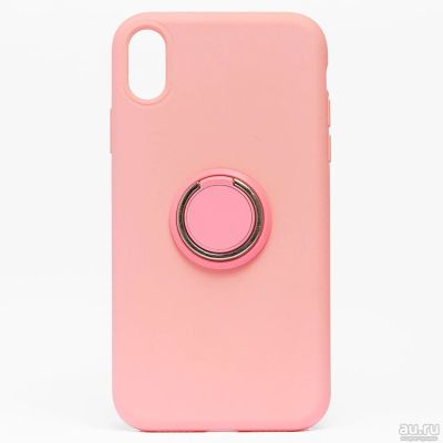 Лот: 15885300. Фото: 1. Чехол-накладка с кольцом для"Apple... Чехлы, бамперы