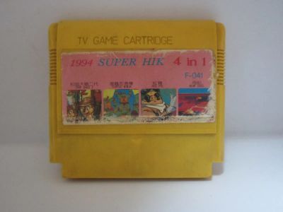 Лот: 24932540. Фото: 1. Картридж 4 in 1 tv.game cartridge... Игры для консолей