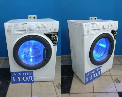 Лот: 25008690. Фото: 1. Стиральная машина Hotpoint VMSL... Стиральные машины