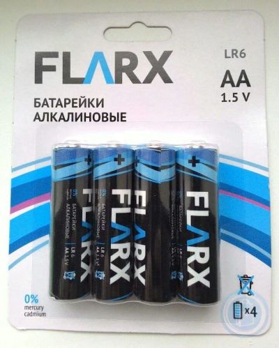 Лот: 20993198. Фото: 1. Батарейки АА FLARX. Батарейки, аккумуляторы, элементы питания