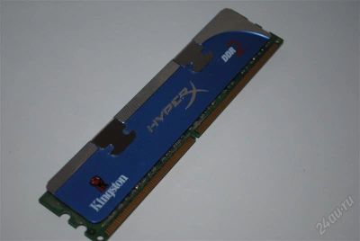 Лот: 836960. Фото: 1. 2ГБ DDR2 SDRAM Kingston HuperX... Оперативная память