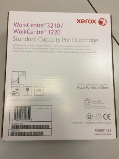 Лот: 7896650. Фото: 1. Картридж оригинальный Xerox 106R01485... Картриджи, расходные материалы