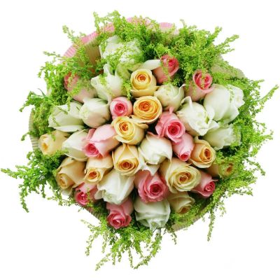 Лот: 6508909. Фото: 1. Шикарный букет из 33 роз. Лот... Свежие цветы