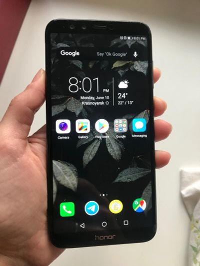 Лот: 13883616. Фото: 1. Honor 9 lite 3/32. Смартфоны