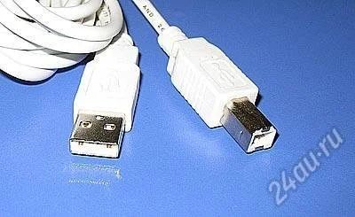 Лот: 1042883. Фото: 1. usb шнур для принтера 1,8m Б/у. Шлейфы, кабели, переходники