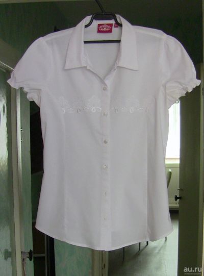 Лот: 13304555. Фото: 1. Блузка школьная для девочки р... Рубашки, блузки, водолазки