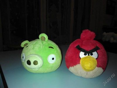 Лот: 1531171. Фото: 1. Angry Birds мягкая игрушка. Мягкие