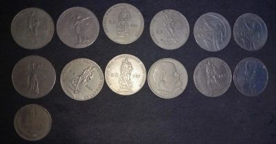 Лот: 10879216. Фото: 1. 1 Рубль СССР (14 шт.). Россия и СССР 1917-1991 года