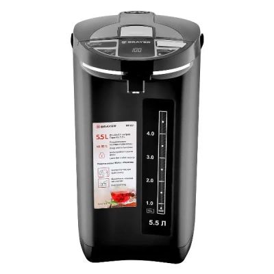 Лот: 24956760. Фото: 1. Термопот Brayer BR1091 Black. Чайники, кофемашины, кулеры