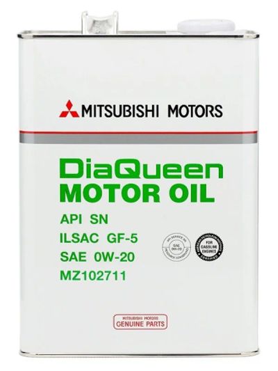 Лот: 6255829. Фото: 1. Mitsubishi DiaQueen 0W-20 (MMC... Масла, жидкости