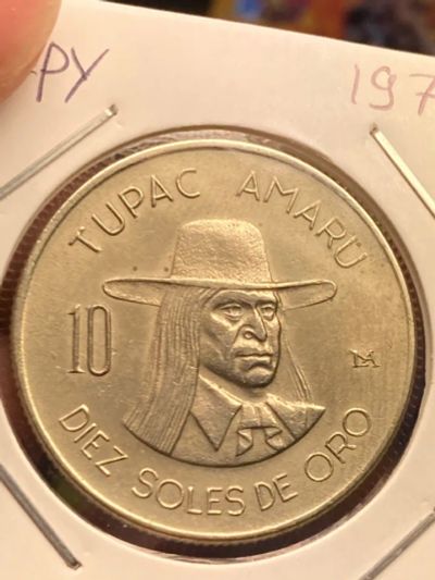 Лот: 19481206. Фото: 1. Перу 10 солей, 1972. Америка