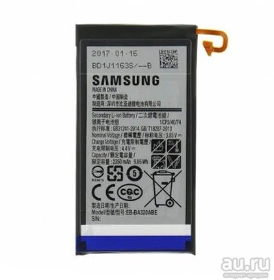 Лот: 14290189. Фото: 1. Аккумулятор для Samsung А3 2017... Аккумуляторы