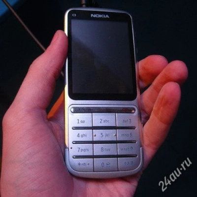 Лот: 2539388. Фото: 1. nokia c3-01 / c3-01 серебристый... Кнопочные мобильные телефоны