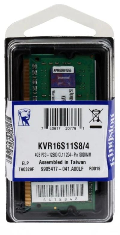 Лот: 6880021. Фото: 1. DDR3 (1600) so-dimm kingston 2... Оперативная память