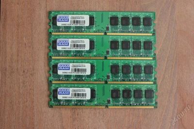 Лот: 2587264. Фото: 1. GOODRAM DDR2-800 1GB * 4 шт. Оперативная память