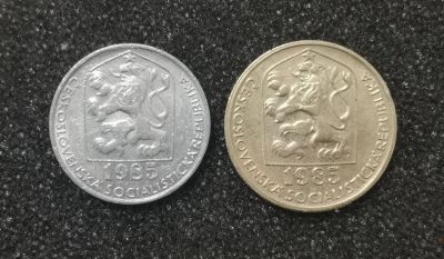 Лот: 22851563. Фото: 1. Лот монет Чехословакии 1985 года. Европа
