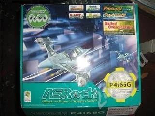 Лот: 184746. Фото: 1. мать ASRock P4i65G + проц + кулер. Материнские платы