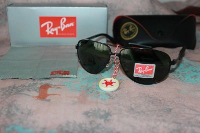 Лот: 4045037. Фото: 1. Очки Ray Ban Стекло с поляризацией... Очки солнцезащитные