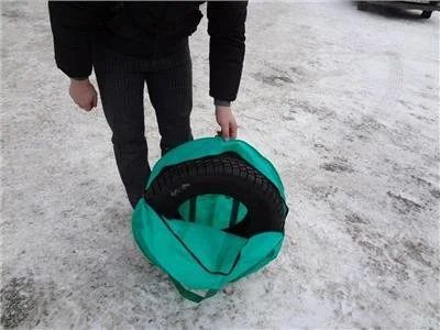 Лот: 2318549. Фото: 1. Сумка для шин Tyrebag "L". Чехлы, коврики, оплетки руля