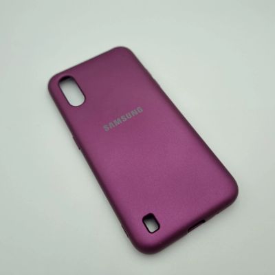 Лот: 17493159. Фото: 1. Чехол накладка Samsung A01 Silicone... Чехлы, бамперы