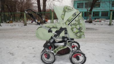 Лот: 5291503. Фото: 1. Коляска трансформер (добавлены... Коляски