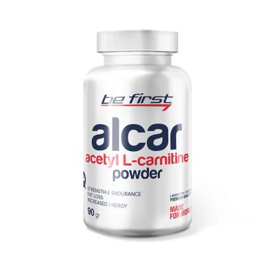 Лот: 11053042. Фото: 1. be first acetyl l-carnitine 90g. Спортивное питание, витамины