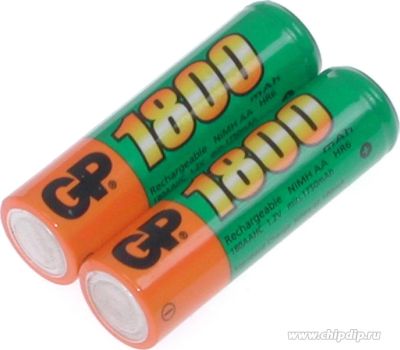 Лот: 7289585. Фото: 1. аккумулятор GP HR06 AA 1800mAh... Батарейки, аккумуляторы, элементы питания