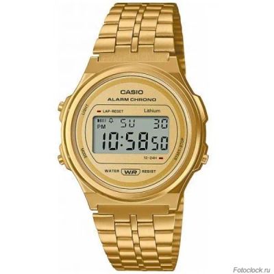 Лот: 21237650. Фото: 1. CASIO A171WEG-9A. Оригинальные наручные часы