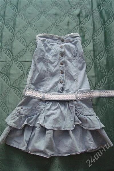 Лот: 2648455. Фото: 1. Сарафан джинсовый New Yorker. Платья