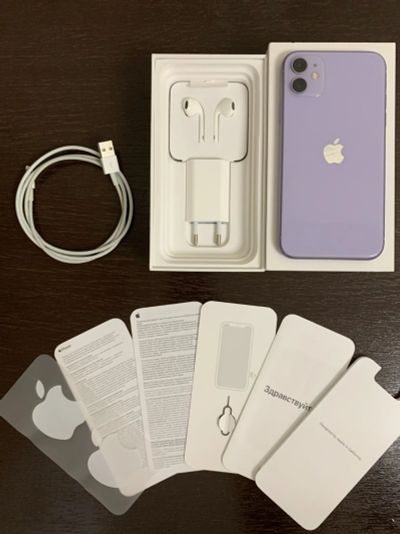 Лот: 18680234. Фото: 1. iPhone 11, Purple, 64GB. Смартфоны