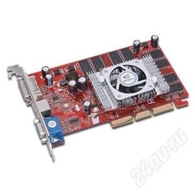 Лот: 1502911. Фото: 1. GeForce FX 5500 AGP8X 128MB TV-OUT... Видеокарты