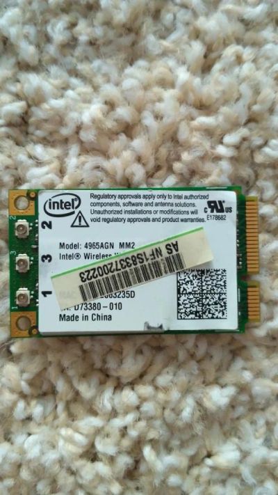 Лот: 8543199. Фото: 1. wifi модуль для ноутбука intel... Платы расширения, контроллеры, доп. порты
