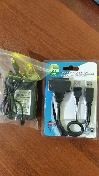 Лот: 17707751. Фото: 1. USB 3.0 to SATA Внешний адаптер... Шлейфы, кабели, переходники