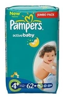 Лот: 5163304. Фото: 1. Подгузники Pampers Active baby... Детская гигиена