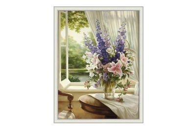 Лот: 23667889. Фото: 1. Репродукция в раме Hoff Усадьба... Картины, гравюры