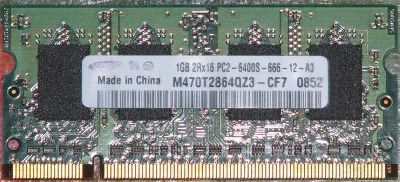 Лот: 2215032. Фото: 1. Samsung M470T2864QZ3-CF7 (1 GB... Оперативная память