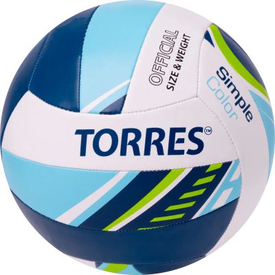 Лот: 22364345. Фото: 1. Мяч волейбольный Torres Simple... Мячи, ракетки, шайбы, клюшки