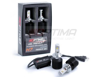 Лот: 6885434. Фото: 1. Светодиодные лампы Optima H7 CREE... Оптика и освещение