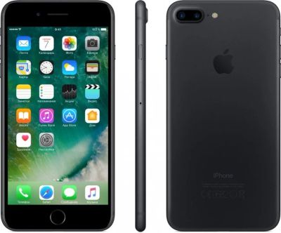 Лот: 10414554. Фото: 1. б/у Iphone 7 Plus 32GB Black... Смартфоны