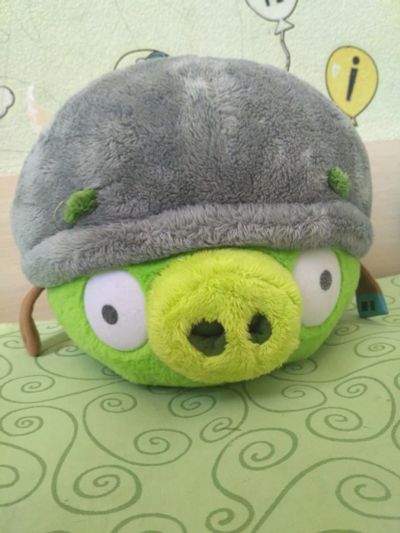 Лот: 11149310. Фото: 1. Angry Birds Шлемак, свинья-капрал... Мягкие