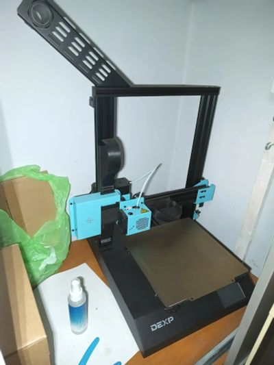 Лот: 24962524. Фото: 1. 3D принтер DEXP T220S + 6 бобин... 3D принтеры, 3D ручки и комплектующие