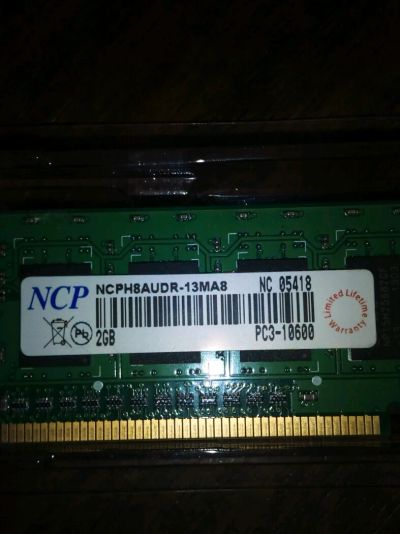 Лот: 9222592. Фото: 1. Модуль памяти ОЗУ 2Gb NCP ddr3... Оперативная память