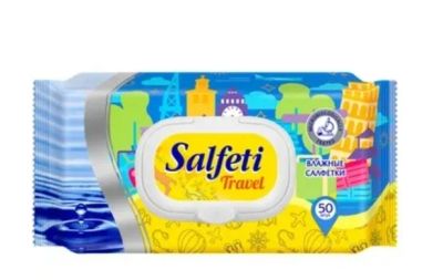 Лот: 12947958. Фото: 1. Салфетки влажные Salfeti Travel... Средства личной гигиены 