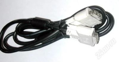 Лот: 2607711. Фото: 1. Кабель DVI - DVI, с ферритовыми... Шлейфы, кабели, переходники